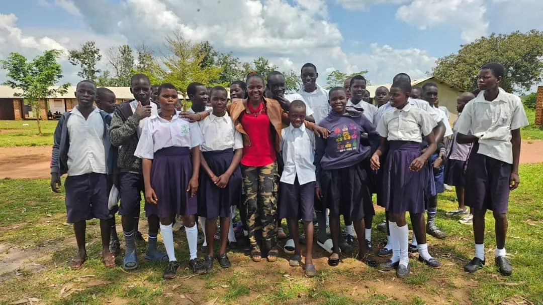 Students participating in Shining Light Uganda programs