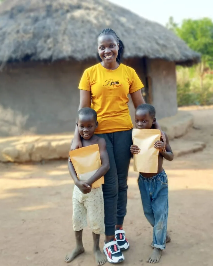 Children receiving nutrition support packages