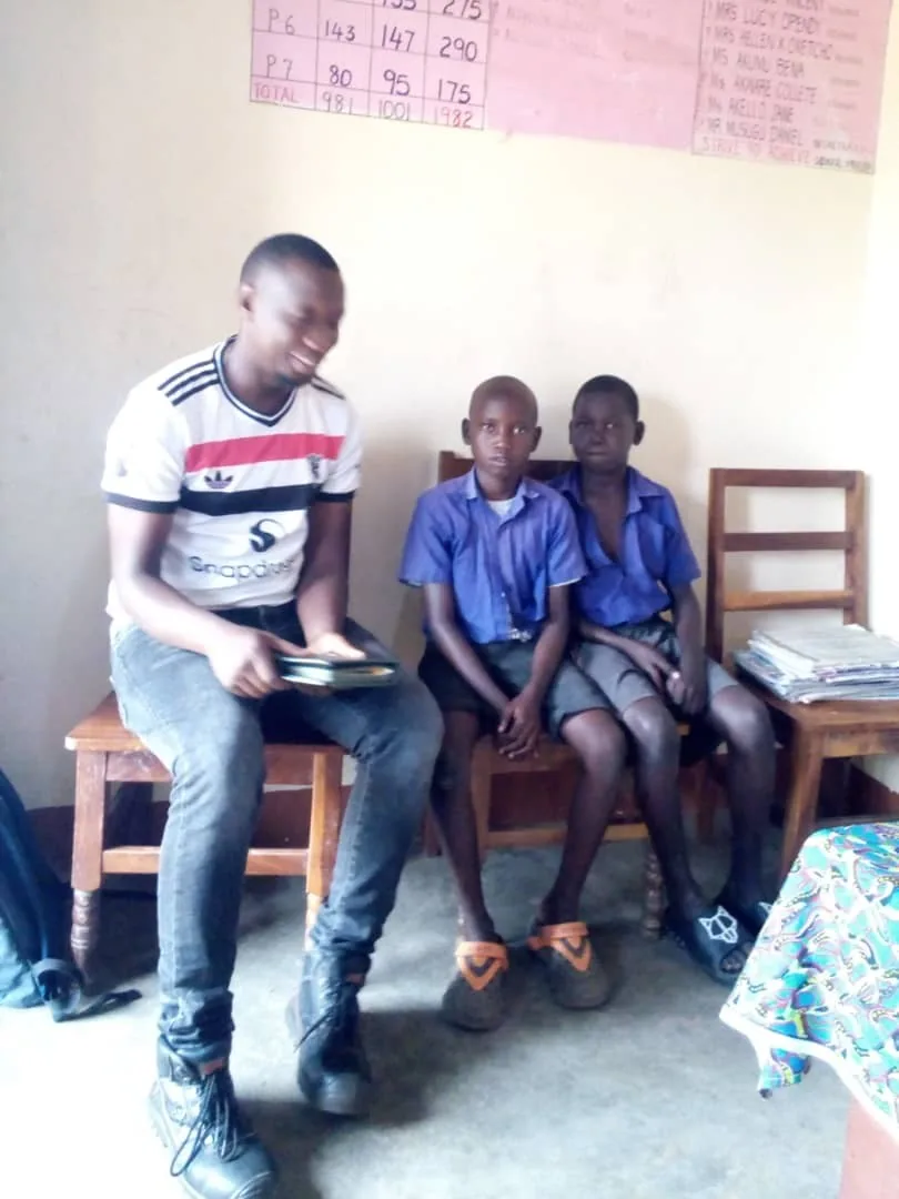 Mentorship session with schoolchildren